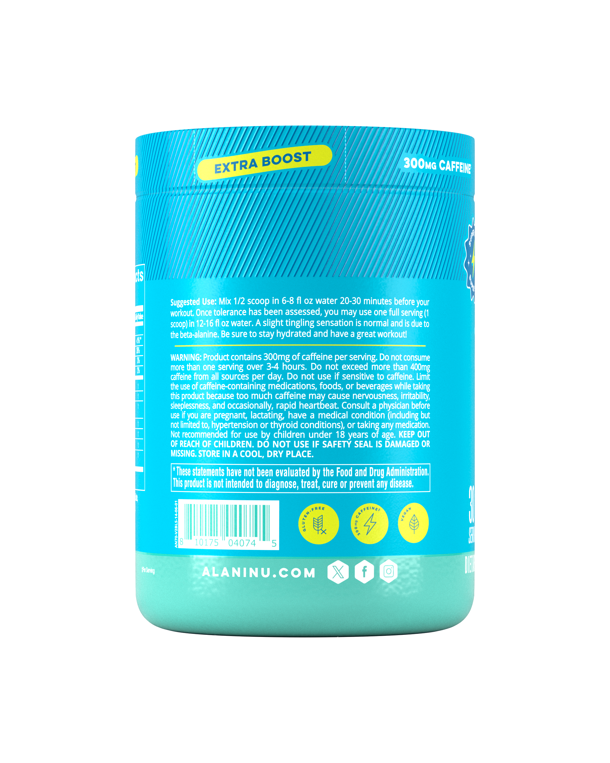 Pre-Workout+ - Blue Slush